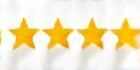 Five out of five stars rating